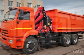 Самосвал 10 AMKAR-658901-10E с КМУ